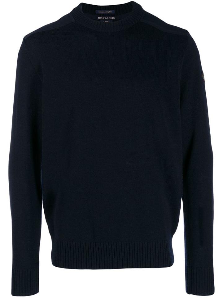 Paul & Shark Logo Embroidered Sweatshirt - Blue