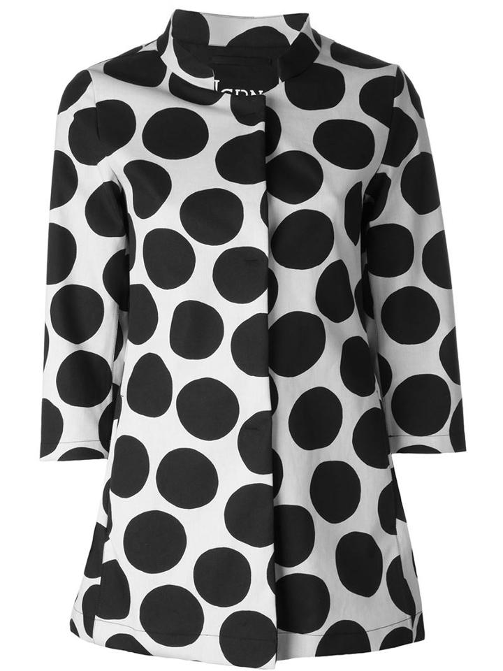 Herno Polka Dot Print Coat