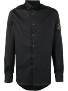 Alexander Mcqueen Embroidered Classic Shirt - Black