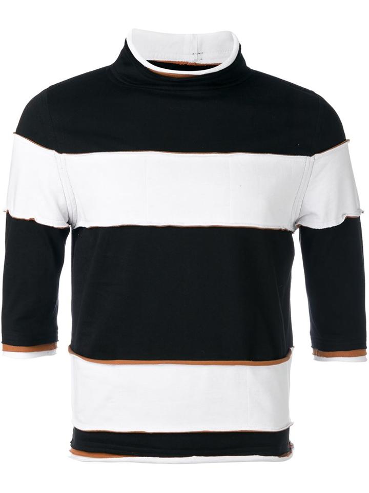 Telfar Striped Mock-neck Top