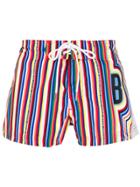 Dirk Bikkembergs Striped Swim Shorts - Multicolour