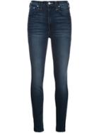 Mother High-rise Skinny Jeans - Blue