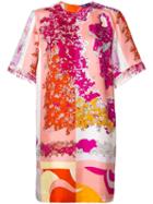 Emilio Pucci Floral T-shirt Dress - Pink