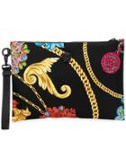 Versace Gemstone-print Pouch - Black