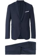 Neil Barrett Pinstripe Two Piece Suit - Blue