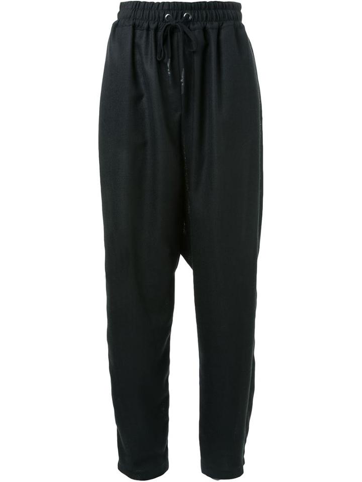 Strateas Carlucci Baggy Trousers, Women's, Size: S, Black, Linen/flax/viscose