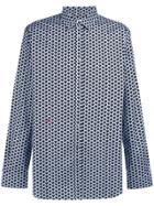 Moschino Heart Patterned Shirt - Blue