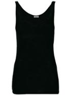 Saint Laurent Wool Tank Top - Black