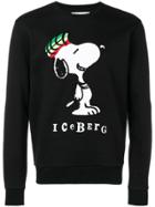 Iceberg Snoopy Sweatshirt - Black