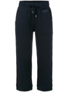 Burberry Cropped Jogging Bottoms - Blue