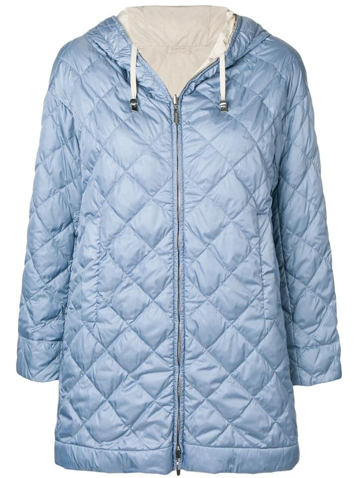 Max Mara Reversible Hooded Jacket - Blue