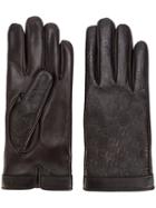 Gucci - Gg Supreme Debossed Gloves - Men - Nappa Leather - 9.5, Brown, Nappa Leather
