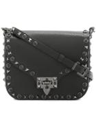 Valentino Valentino Garavani Rockstud Rolling Crossbody Bag, Women's, Black, Calf Leather