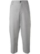 Golden Goose Deluxe Brand - Cropped Trousers - Women - Virgin Wool - M, Grey, Virgin Wool