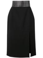 Christopher Kane Crystal Waist Skirt - Black