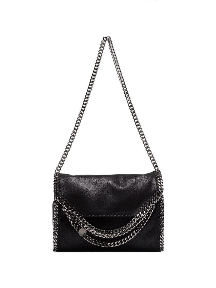 Stella Mccartney Stella Big 3 Chn Big Falabella Shldr Bg - Black