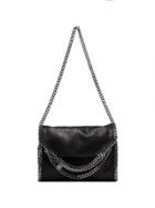 Stella Mccartney Stella Big 3 Chn Big Falabella Shldr Bg - Black