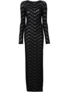 Gareth Pugh Geometric Pattern Long Dress