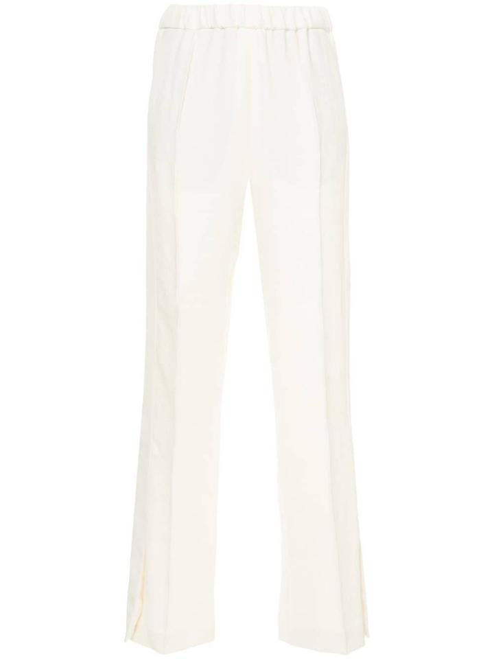Sykes Bootcut Trousers - White