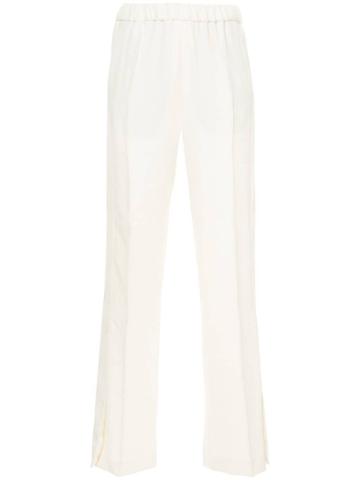 Sykes Bootcut Trousers - White