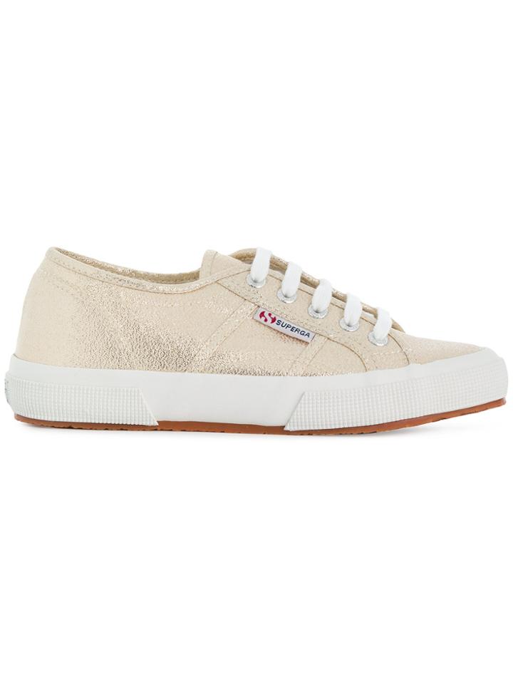 Superga Low Top Platform Sneakers - Metallic