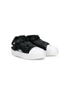 Cinzia Araia Kids Touch Strap Sneakers - Black