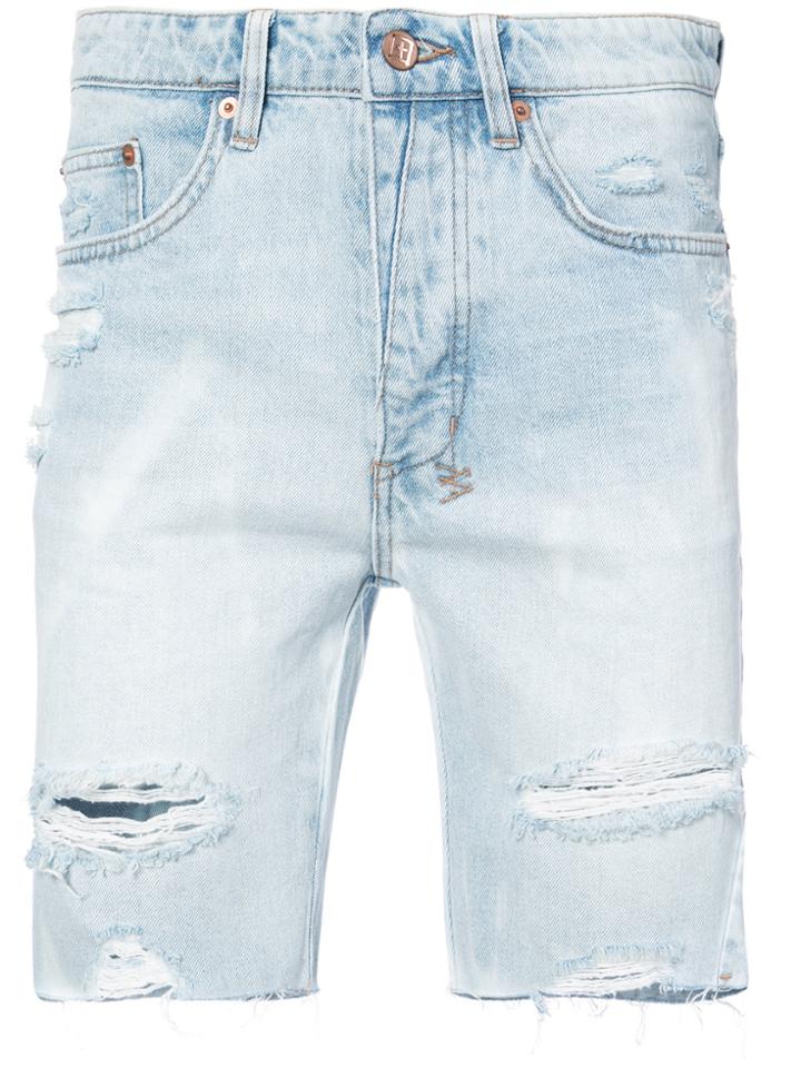 Ksubi Axel Denim Shorts - Blue