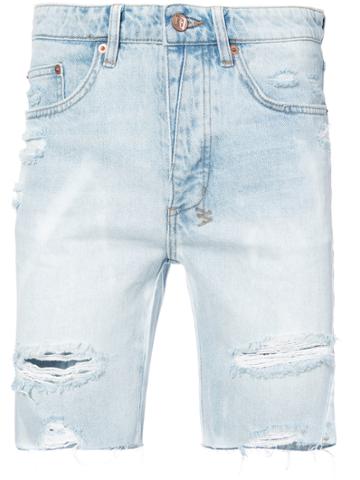 Ksubi Axel Denim Shorts - Blue