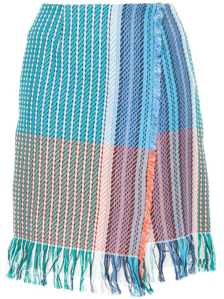 Loveless Striped Wrap Kilt - Multicolour
