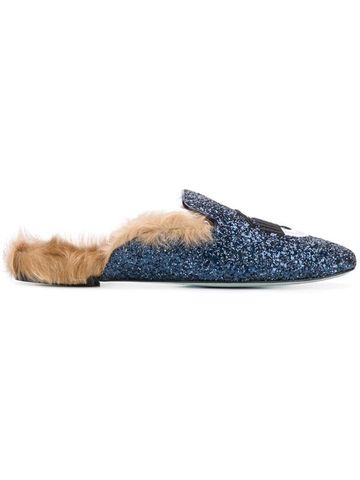 Chiara Ferragni Flirting Mules - Blue