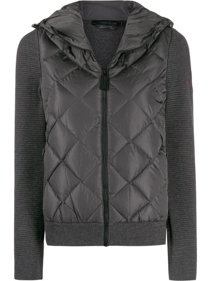 Canada Goose Zipped Quilted Jacket - Grey