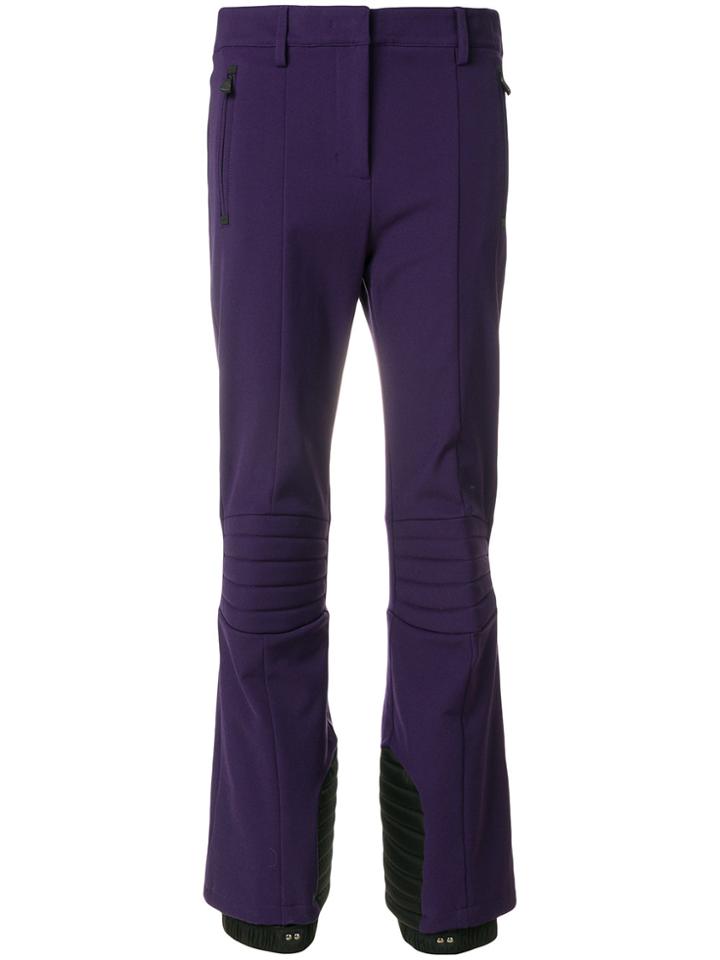 Moncler Grenoble Flared Fitted Trousers - Pink & Purple
