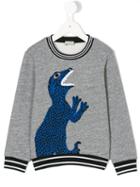 Paul Smith Junior - Dinosaur Print Sweatshirt - Kids - Cotton/polyester - 2 Yrs, Grey