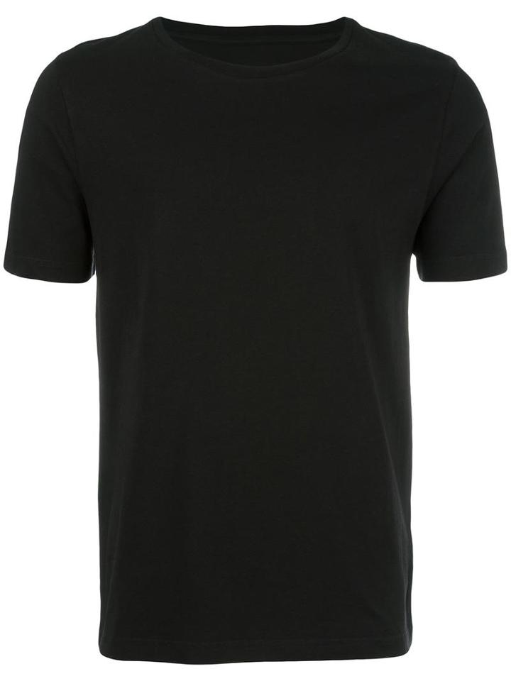Maison Margiela Classic Short Sleeve T-shirt, Men's, Size: 44, Black, Cotton