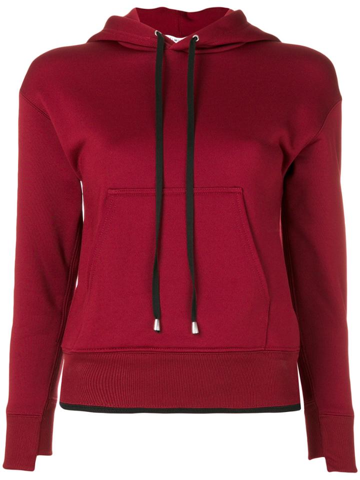 Helmut Lang Drawstring Hoodie - Red