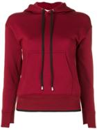 Helmut Lang Drawstring Hoodie - Red