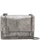 Saint Laurent Patterned Shoulder Bag - Metallic