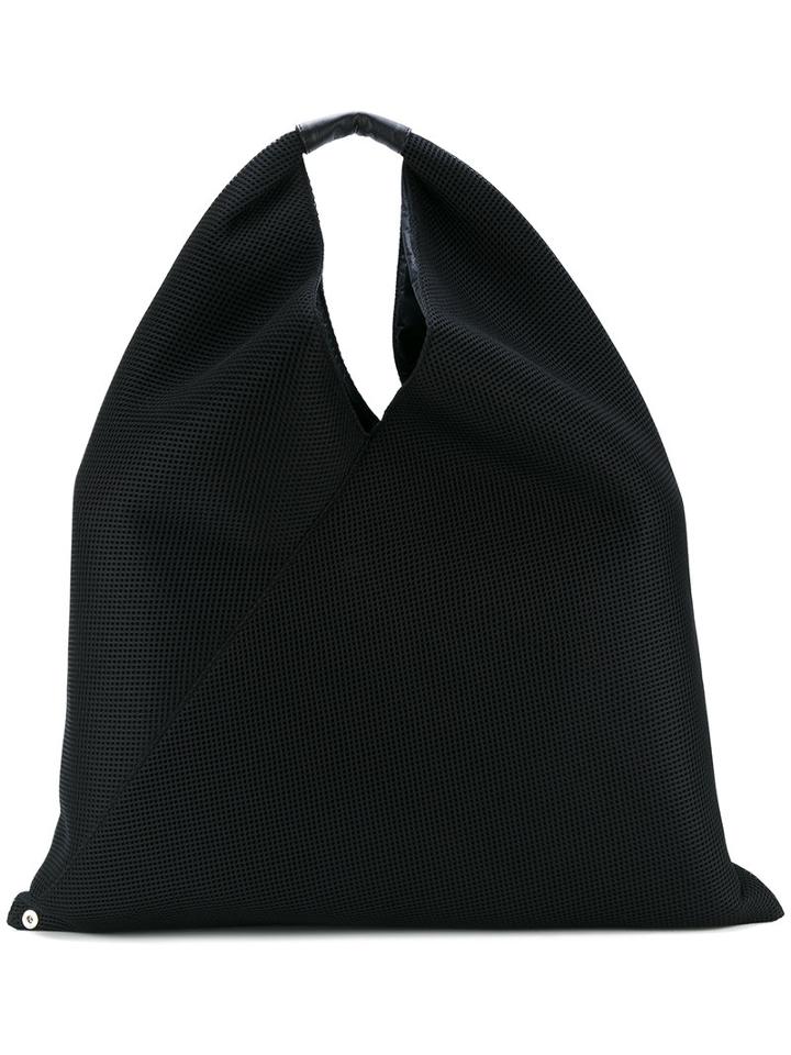 Mm6 Maison Margiela - Net Tote - Women - Leather/polyester - One Size, Black, Leather/polyester