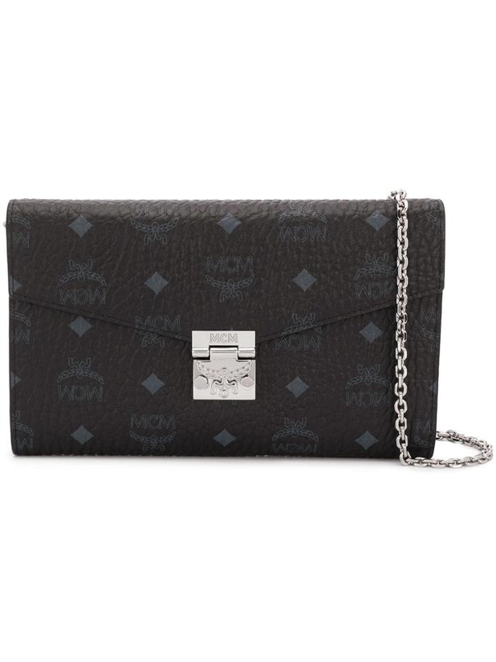 Mcm Patricia Crossbody Wallet - Black