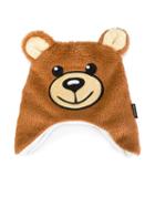 Moschino Kids Teddy Bear Hat, Boy's, Size: 48 Cm, Brown
