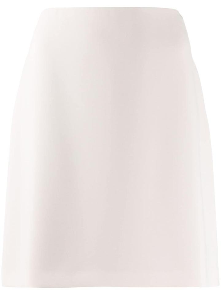 Theory Straight Short Skirt - Neutrals