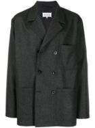Maison Margiela Double-breasted Blazer Jacket - Grey