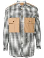 Education From Youngmachines Checked Shirt - Black