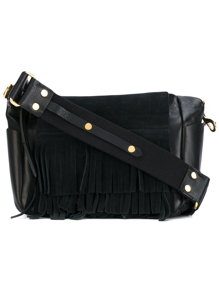 Isabel Marant - Beaty Shoulder Bag - Women - Lamb Skin - One Size, Black, Lamb Skin
