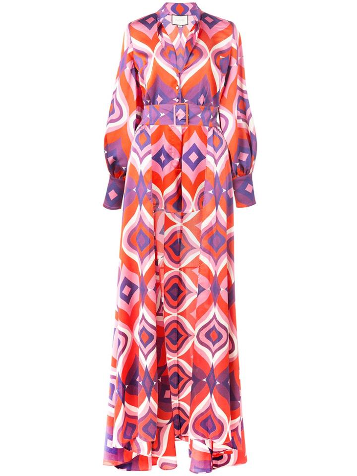 Alexis Cortenz Geometric Print Playsuit - Multicolour
