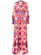 Alexis Cortenz Geometric Print Playsuit - Multicolour
