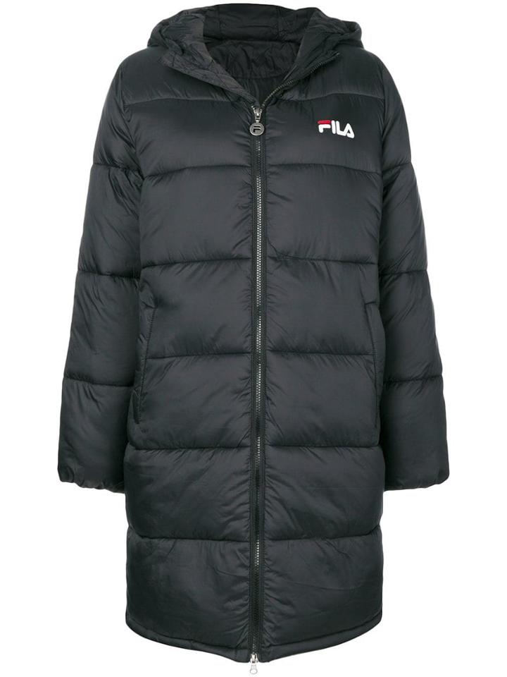 Fila Zipped Padded Coat - Black