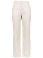 Alcaçuz Filosofar Linen Trousers - Nude & Neutrals
