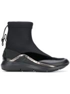 Karl Lagerfeld Elasticated Ankle Boots - Black