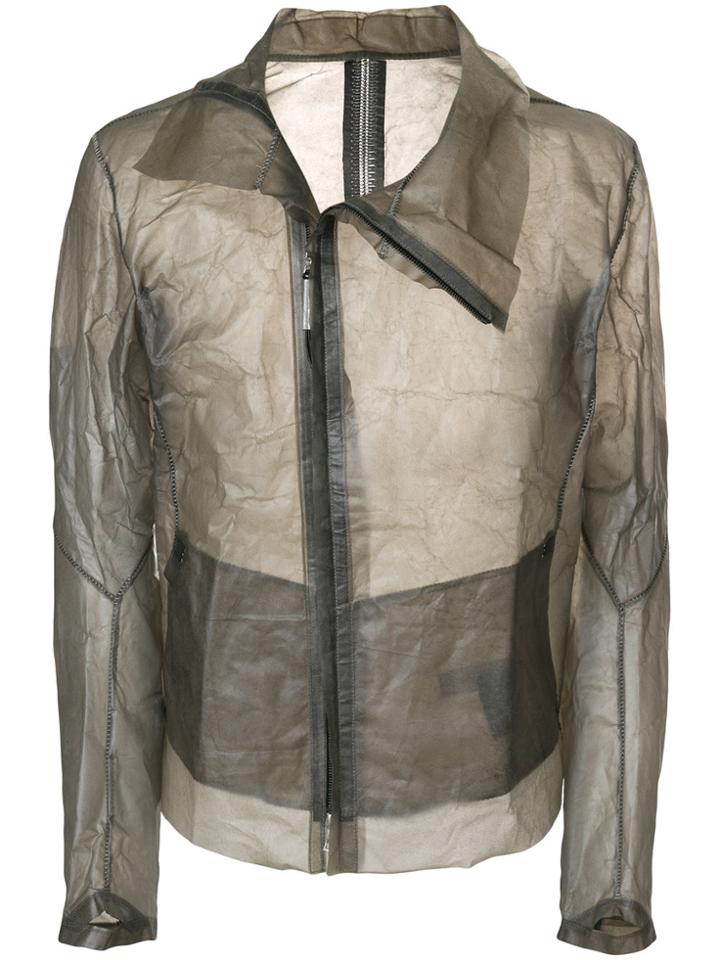 Isaac Sellam Experience Sheer Biker Jacket - Grey